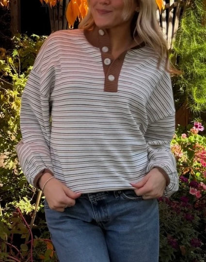 BEDFORD STRIPPED SWEATER