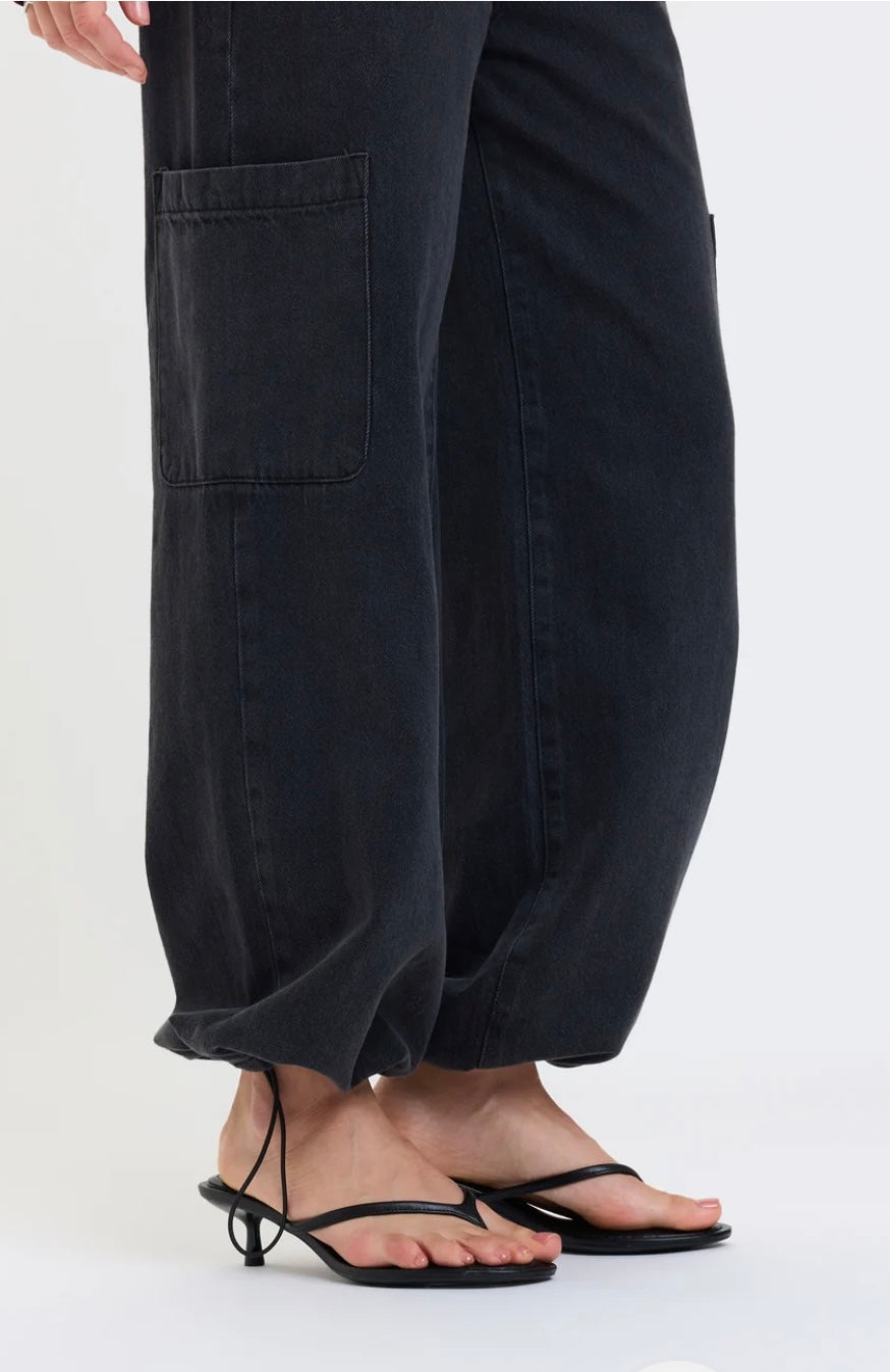 MIRAGE MID RISE CARGO HAREM IN ECLIPSE