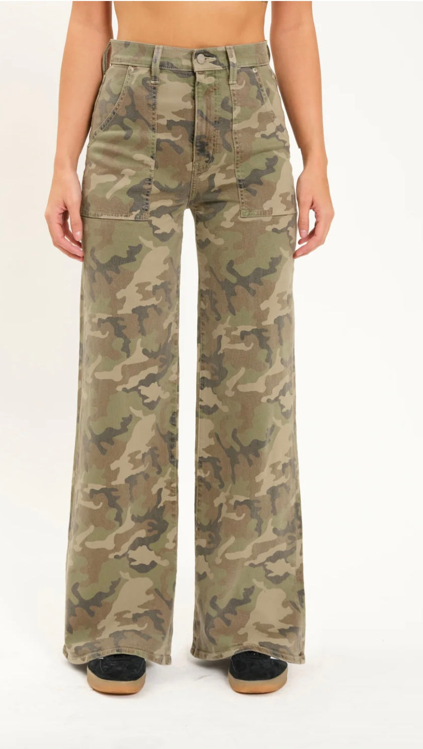 FAR OUT HIGH RISE WIDE LEG IN HIDEAWAY