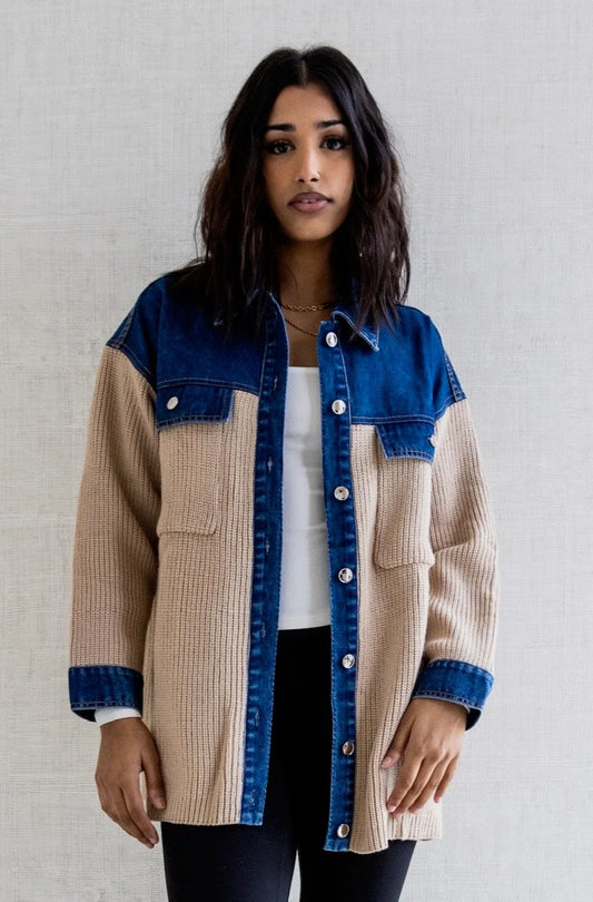 Nevada Knit Denim Jacket