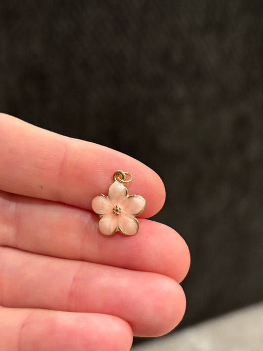 Pink flower Charm