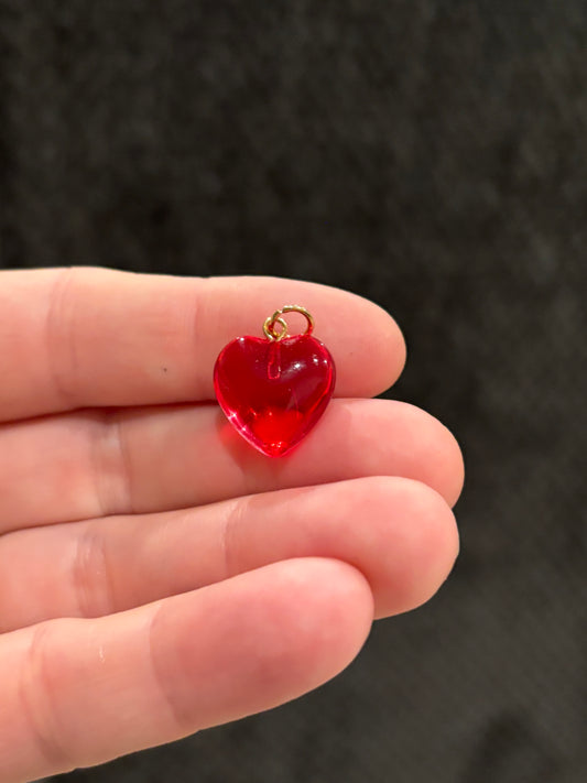 Large glass heart