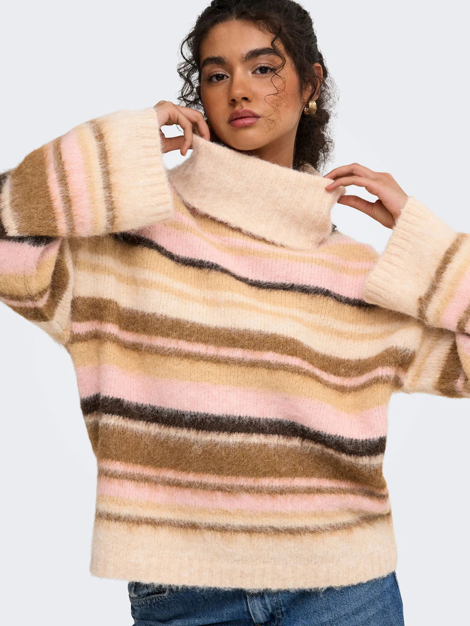 ONLY PERIL- Pink/Cream