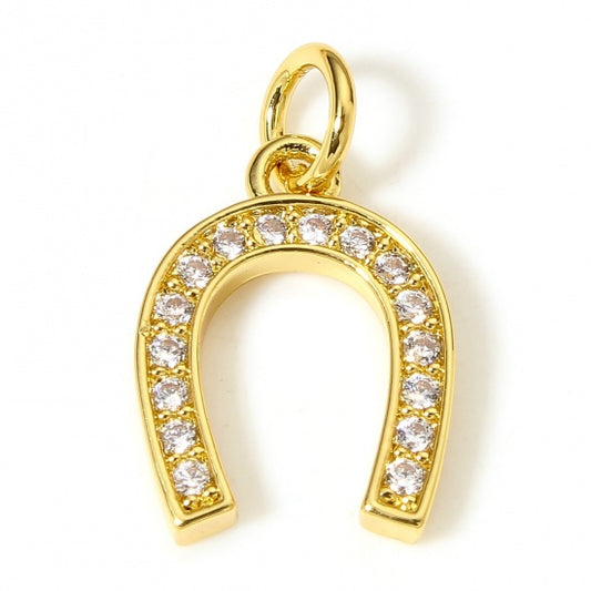 18K Real Gold Plated Luck Horseshoe