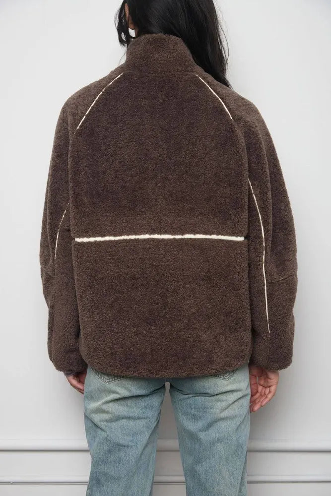 KUWALLA LEATHERLINE SHERPA HALFZIP