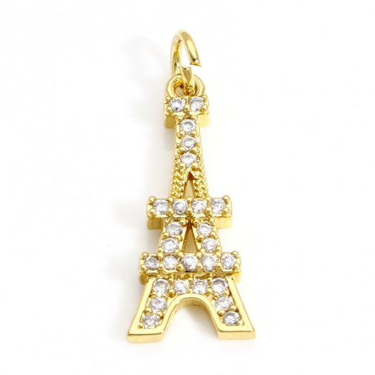 18K Real Gold Plated Eiffel Tower