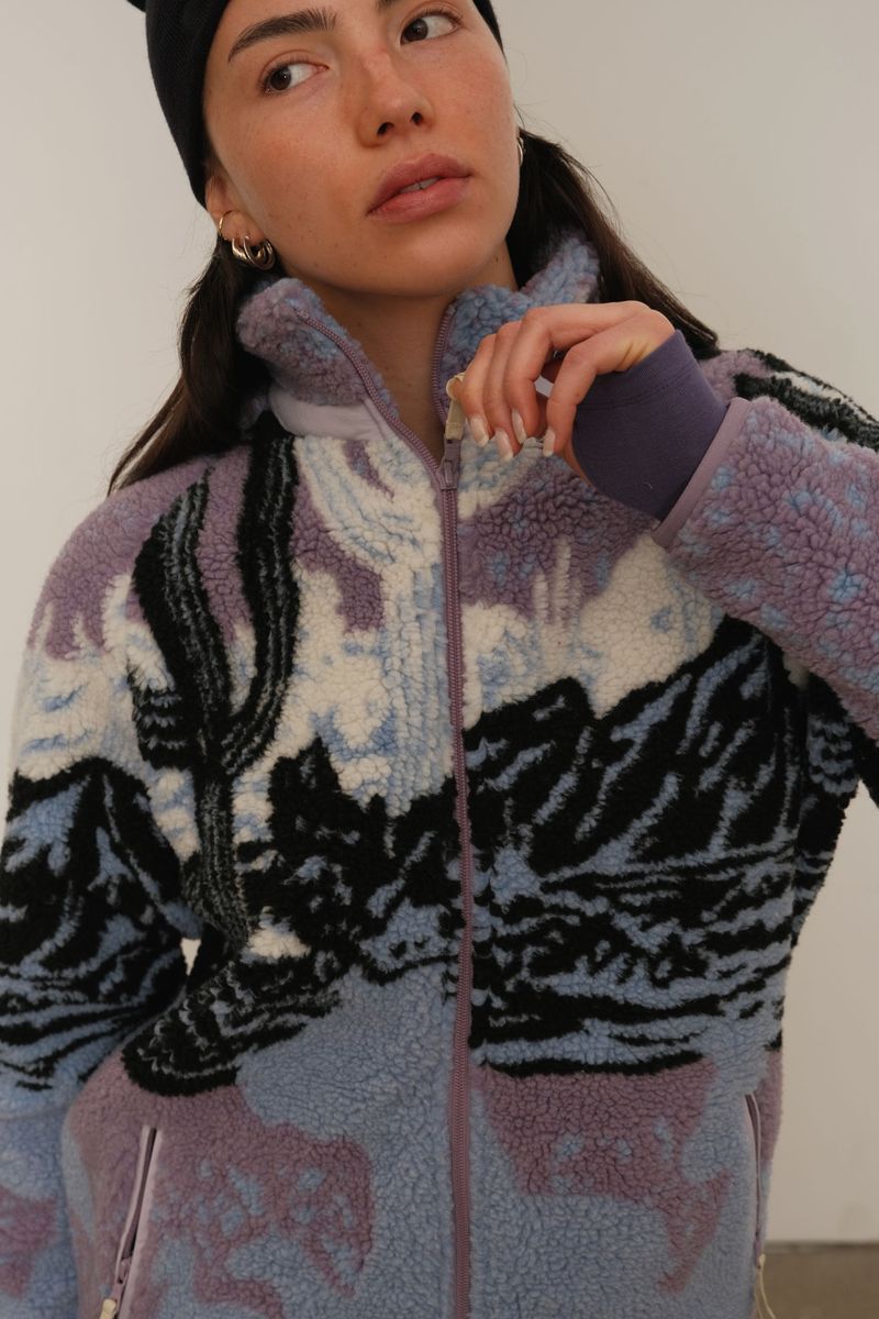 KUWALLA SHERPA ZIP UP JACKETS