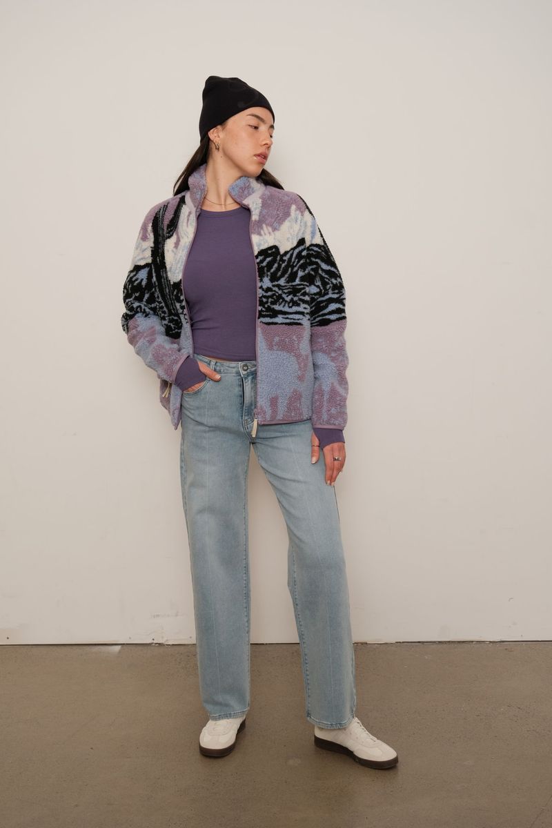 KUWALLA SHERPA ZIP UP JACKETS
