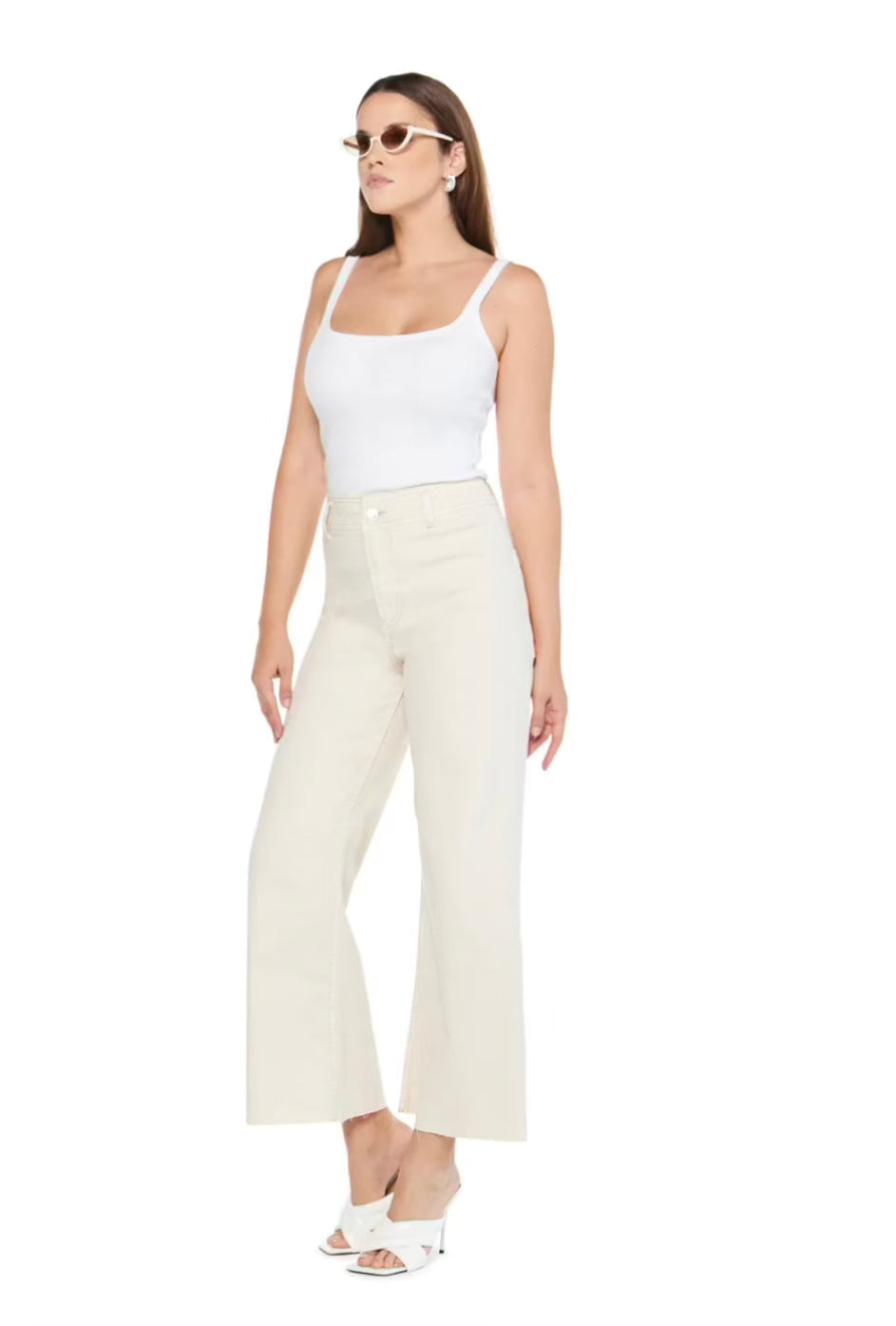 Carine High Rise Wide Leg Crop - Premium Pant from Articles of Society - Just $138! Shop now at Bri en Lyle Boutique