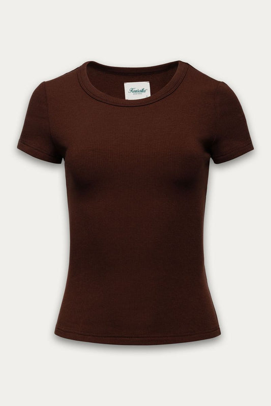 PLUSH RIB TEE