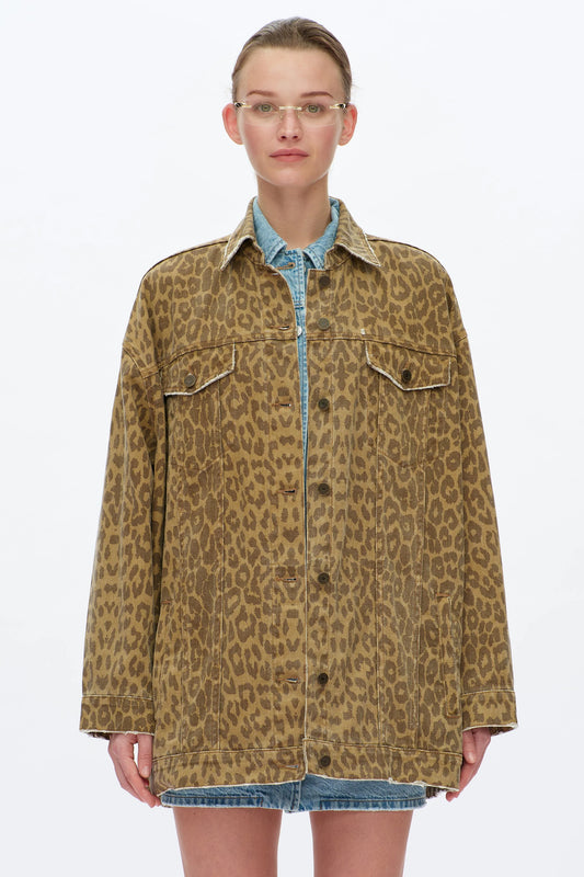 RELAXED LEOPARD JACKET