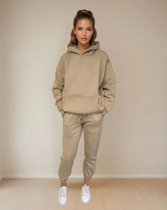 LAID BACK LOUNGE SET -LATTE