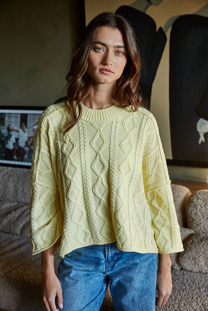 SONNY CABLE SWEATER