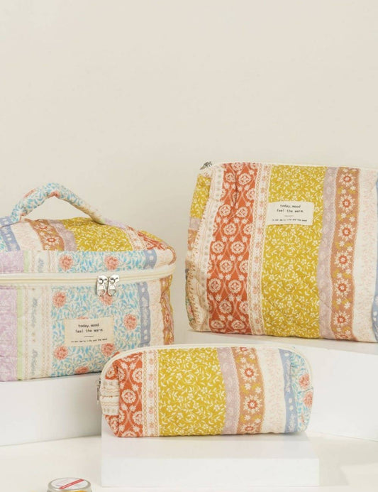 Butterfly Floral Cosmetic Bag